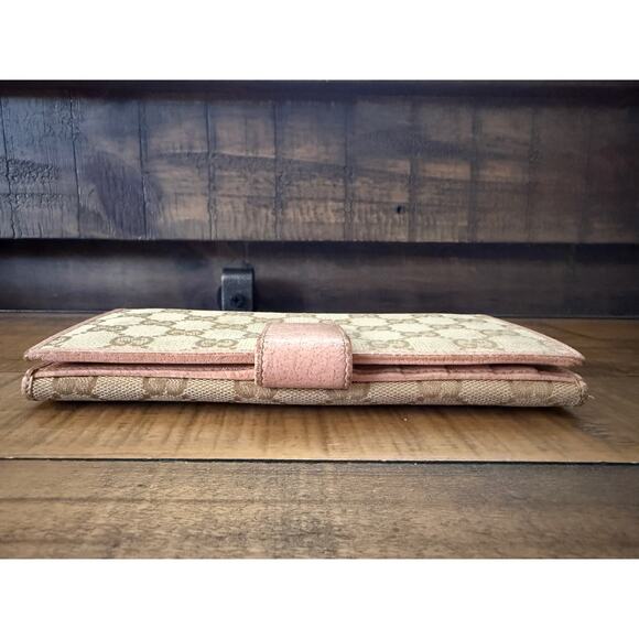 GUCCI Monogram Metal Bar Continental Long Wallet - Picture 8 of 15